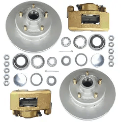 1750kg Deemaxx Disc Braked Hub & Caliper Set - 5x4-12x12