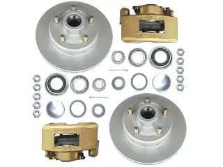 1750kg Deemaxx Disc Braked Hub & Caliper Set - 5x4-12x12