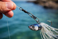Snap Swivels NZ Complete Guide for Kiwi Anglers: fishing lure attached to a snap swivel in clear water.