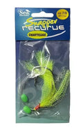 Power of Snapper Recurve 70 in Hook-Up Rates for Anglers featuring chartreuse fishing lure.