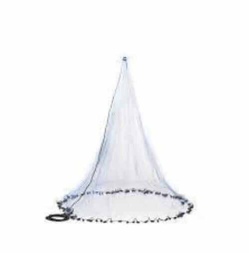 Casting the 10FT Radius 1 inch White Cast Net