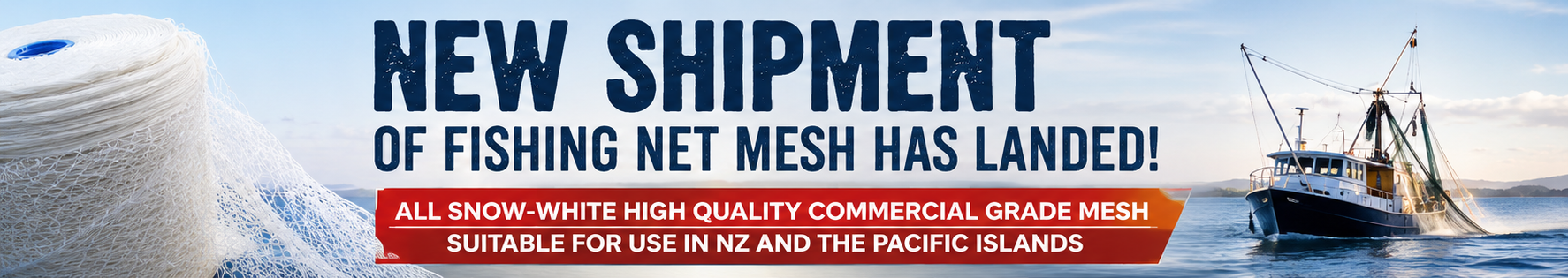 High-quality commercial-grade mesh, suitable for NZ and Pacific Islands.