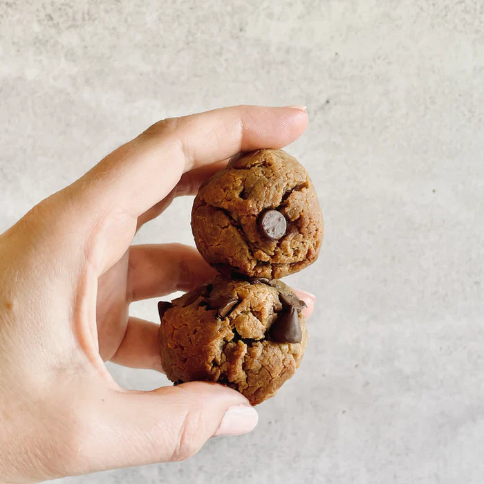 Chocolate Chip Peanut Butter Cookie Dough Bites