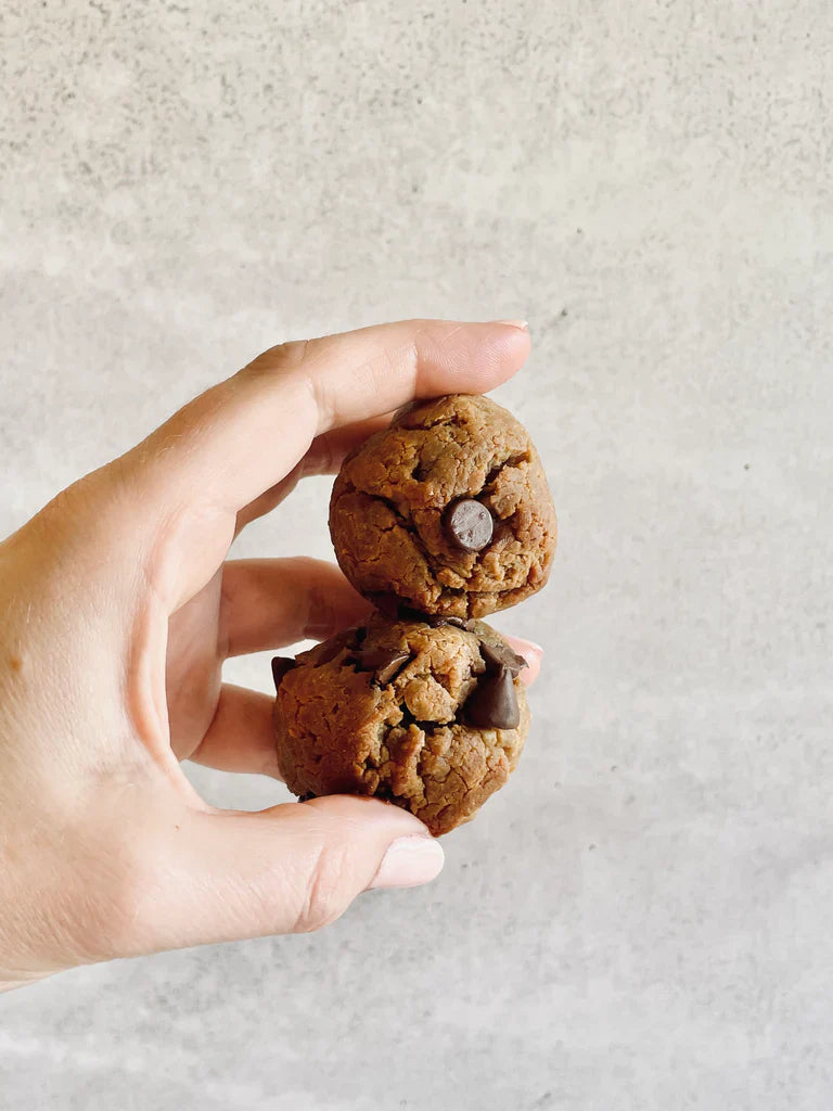 Chocolate Chip Peanut Butter Cookie Dough Bites