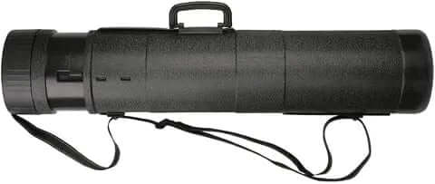 Durable tubular carrying case for Telescopic Fishing Rod with a strap and handle, perfect for storage and transport.