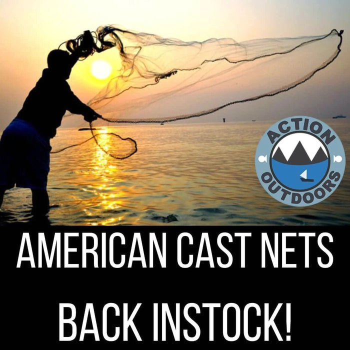 10FT Radius 1 inch White Cast Net USA Style