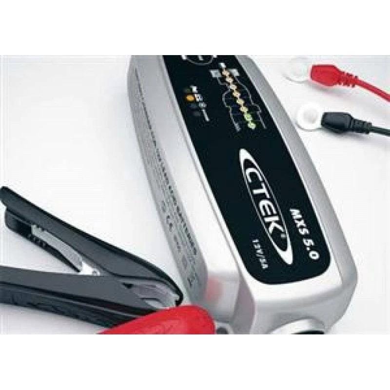 CTEK MXS 5.0 8 Step Battery Charger 12V 5A Intelligent Compact Mountable for Boats, RVs, Cars