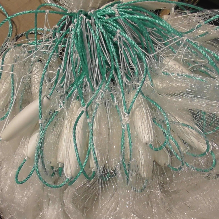 A collection of Strong Pacific Island Nets made of premium nylon, featuring buoyant floats and durable design.