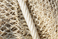 Close-up of 4 Inch Heavy Duty Pacific Island Nets showcasing the sturdy mesh and thick rope.