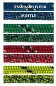 The Advantage 10mm high performance Dyneema rope in various colors including standard fleck and mottled designs.
