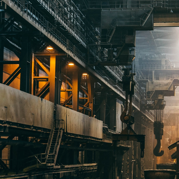 interior of large industrial factory
