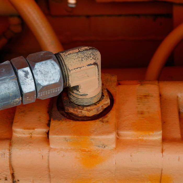 a close up of a valve on a machine