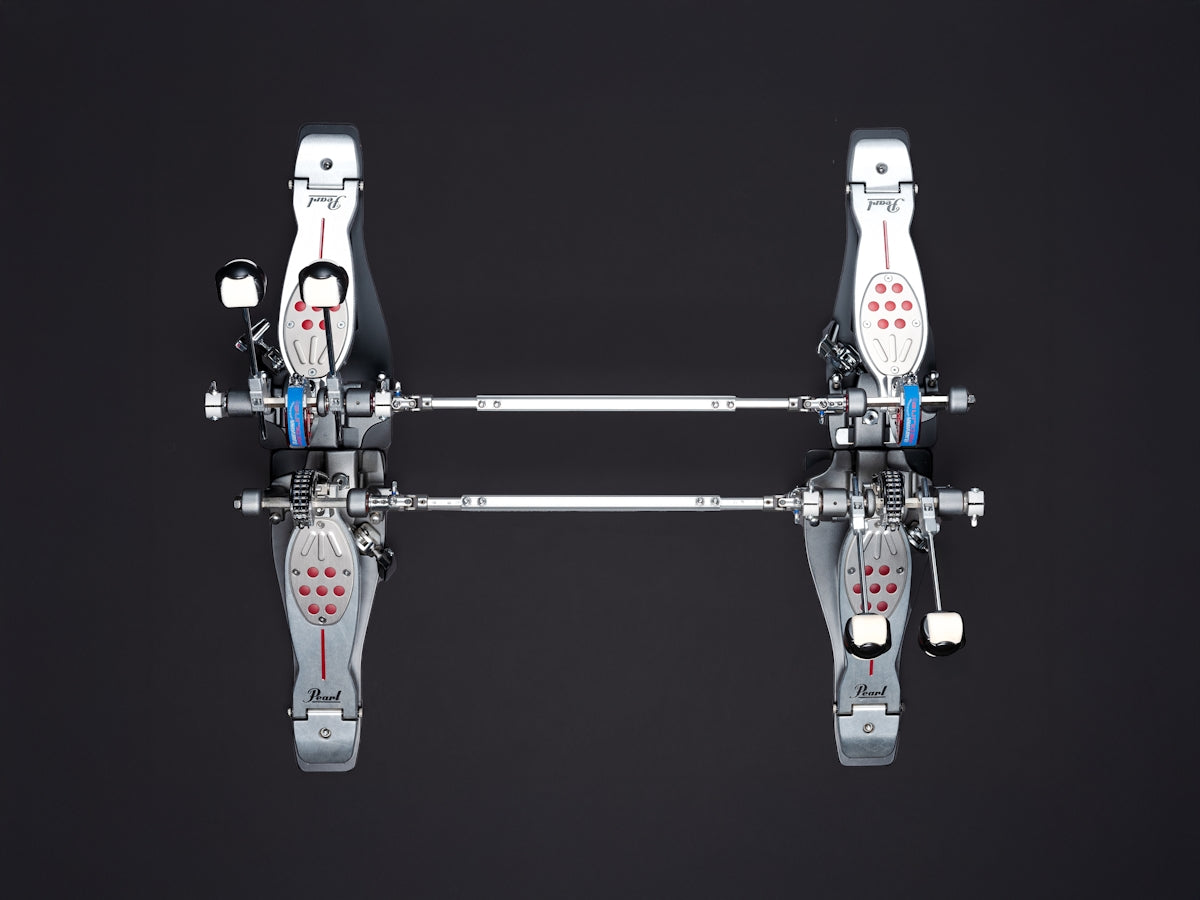 A pair of wheels on a black background