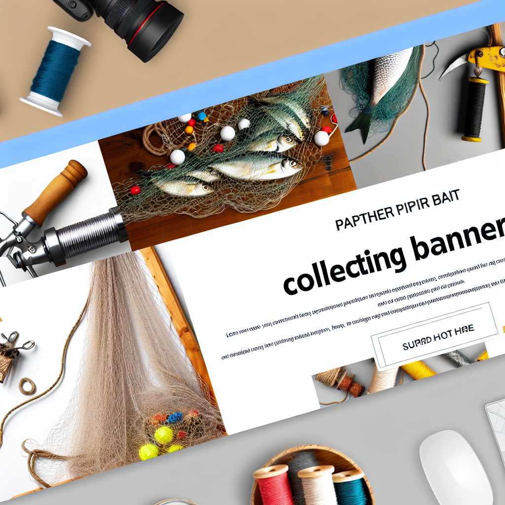 Unslung Piper Bait Fishing Net Mesh with garfish and fishing gear.