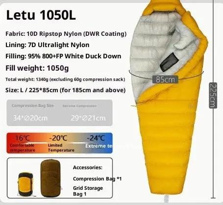 Mead's Supply & Equipment Outfitters limited Sleeping Bags Ultralight Down Sleeping Bag for Camping & Hiking Ultralight Down Sleeping Bag for Camping & Hiking