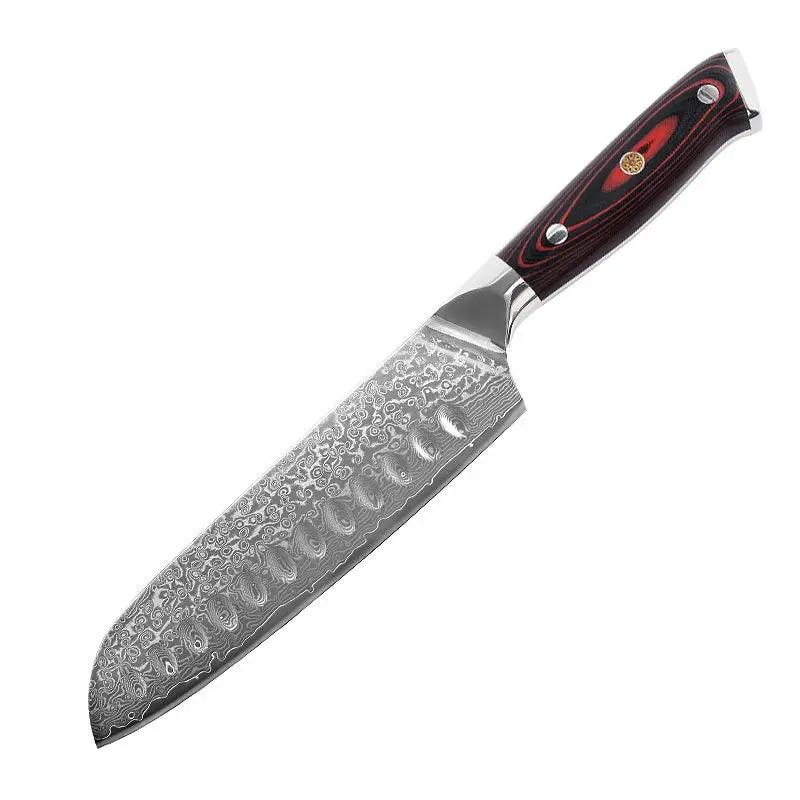 Manufacturers Damascus Steel Kitchen Knife Set Combo Damascus Japanese Knife by China Dropship