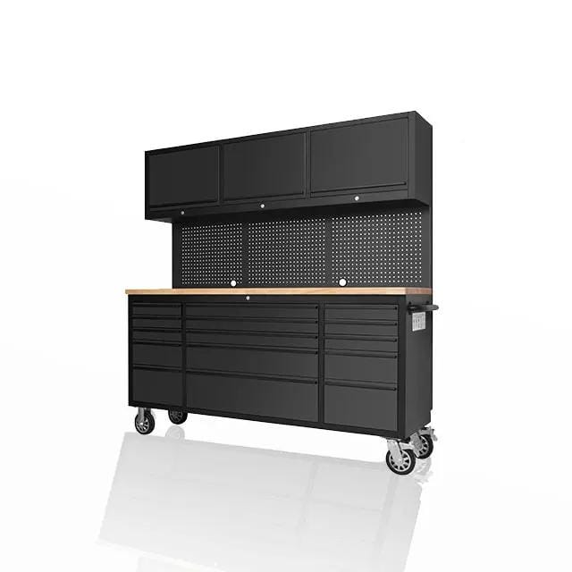 72 Inch 18 Drawers black Tool Chest workbench by Kiwi Grab