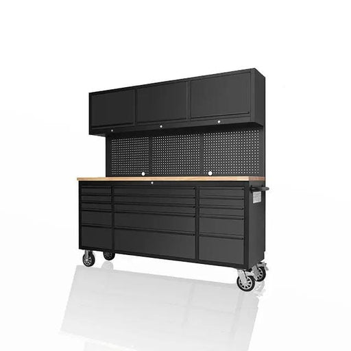 Kiwi Grab Kiwi Grab 72 Inch 18 Drawers black Tool Chest workbench 72 Inch 18 Drawers black Tool Chest workbench