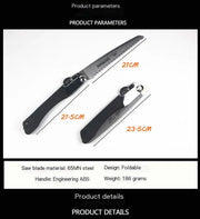 Folding Hand Saw - Portable Garden Pruning Saw for Woodworking & Outdoor Use by Mead's Supply & Equipment Outfitters limited