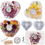 Heart Shape Clock Stand Moulds by Resin Art NZ