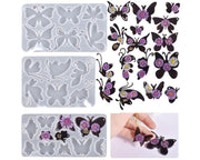 DIY Butterfly Silicone Resin Moulds Earrings Pendant Epoxy Casting Moulds - 28 by Resin Art NZ