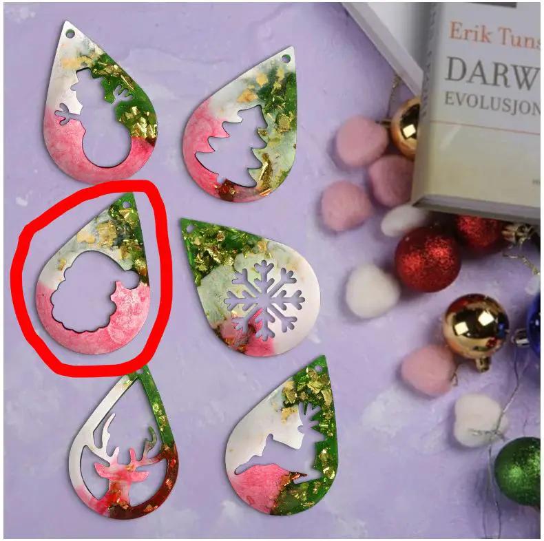 Christmas Pendant Moulds - 05 by Resin Art NZ