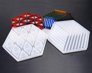 Coaster Moulds - Hollow Hexagonal by Resin Art NZ