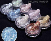 8 Colour Fine Glitter 3ml for Resin Filler Nail Oil Painting Crystal Diamond Powder by Resin Art NZ