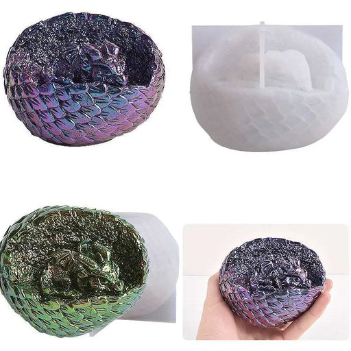 Resin Art NZ Moulds Baby Dinosaur Egg Silicone Mould Broken Shell Dinosaur Cubs Moulds Baby Dinosaur Egg Silicone Mould Broken Shell Dinosaur Cubs Moulds...