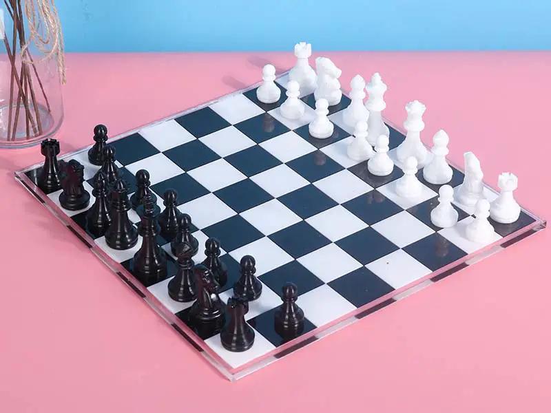 Silicone Chess Board Mould Epoxy Checkers Game Board Mould for for Resin Casting, DIY Jewelry Making, Crafts Projects by Resin Art NZ