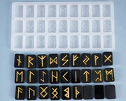 Runes Letter Moulds Stone Resin Mould Energy Symbol Silicone Mould DIY Letter Symbol Epoxy Resin Mould by Resin Art NZ