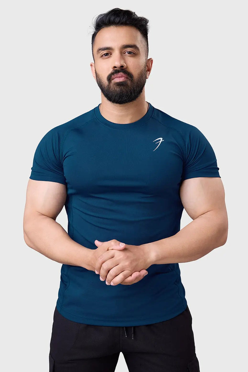 Performance T-shirt Teal by Fuaark Nz