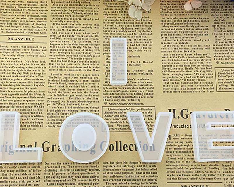 Alphabet Letter Moulds - Individual by Resin Art NZ