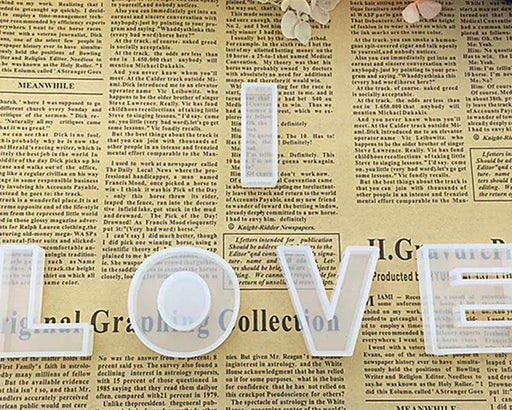 Alphabet Letter Moulds - Individual by Resin Art NZ