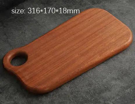 Creative Solid ebony chopping board, wooden kitchen cutting board, multi-functional bread board and serving tray. by Resin Art NZ