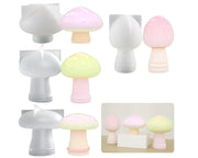 Mushroom Moulds Fun showcase Plant Silicone Molds Set for Epoxy Resin Soap Candle Wax Polymer Clay Concrete Plaster Fondant by Resin Art NZ