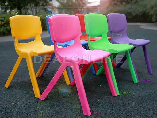 Durable Plastic Children's Chairs - Optional Colour by dealonline.co.nz