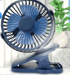 USB Mini Clip Fan - Silent Rechargeable For Dorms by Action Outdoors Limited