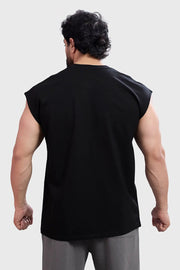 Fossil Capsleeves Tank Black by Fuaark Nz