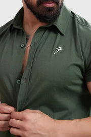 Aero Shirt Olive by Fuaark Nz