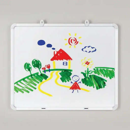 Whiteboard Magnetic Double Sides 87X57CM by dealonline.co.nz