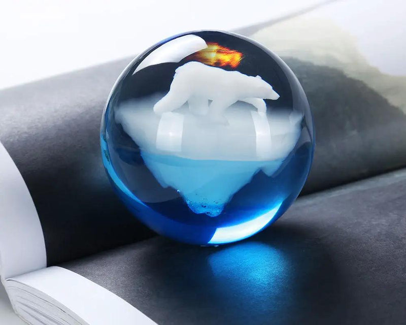 3D Model Resin Mould Decoration Resin Filler Simulated - Polar Bear by Resin Art NZ