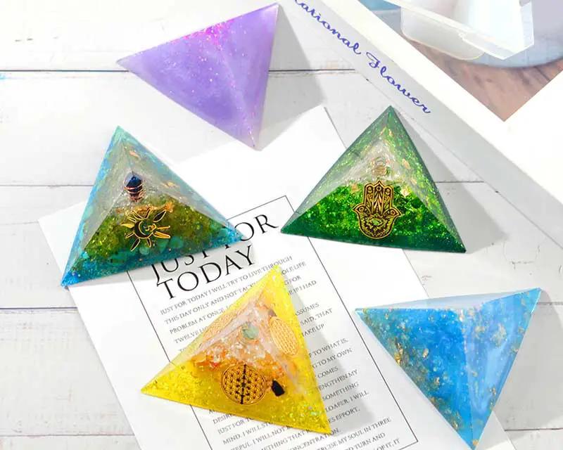 Triangular Cone Moulds Hexagonal Silicone Resin Moulds Super flexible, Super Transparent Clear, Moulds for Casting with Resin, Cement, Candle - 2 by Resin Art NZ