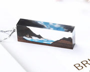 Fake Mountain Resin Epoxy Craft Wood Natural Snow Mountain Dried Flower Resin Decorative Craft Pendant Micro Landscape Making for Jewelry - 2 by Resin Art NZ