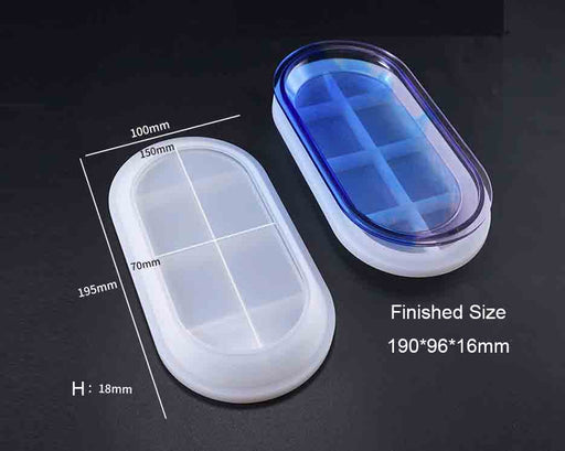 Oval Flat Bottom Dish Moulds Serving Boards Silicone Moulds by Resin Art NZ