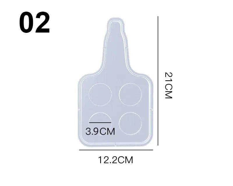 Coaster Moulds Suitable For Wine Glass by Resin Art NZ