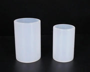 DIY Plant Pot Candle Mould, Cube and Cylinder Resin Planter moulds, Square Silicone moulds, DIY Flower Pot moulds, Pen Holder moulds - Cylindrical by Resin Art NZ