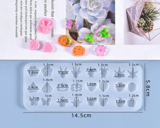 DIY Silicone Resin Moulds Stud Earrings Pendant Epoxy Casting Moulds - Combo by Resin Art NZ