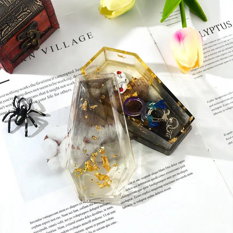 Resin Casting Vampire Coffin Moulds Set for DIY Craft Halloween Decoration by Resin Art NZ