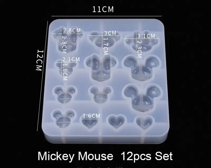 Mickey Mouse Bear Moulds by Resin Art NZ